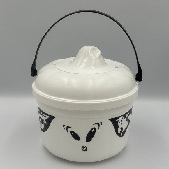 McDonald's Other - Vintage 1993 McDonald's Ghost Halloween Happy Meal‎ Bucket w/ Cookie Cutter Lid
